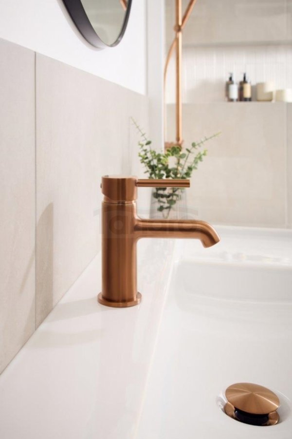 ARMATURA KRAKÓW KFA Bateria umywalkowa MOZA ROSE GOLD/MIEDŹ SZCZOTKOWANA 5034-010-34