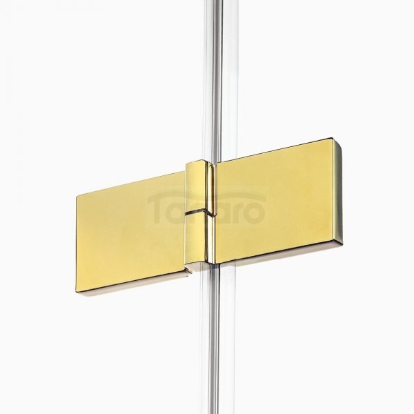 NEW TRENDY Kabina prysznicowa drzwi uchylne AVEXA GOLD SHINE Linia Platinium 120x120x200 EXK-1690/EXK-1691