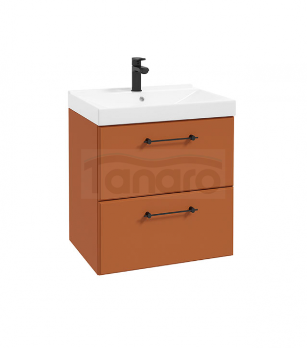 DEFTRANS szafka pod umywalkę z dwiema szufladami 60x60 Mo-re D60 bodega mat 291-D-06003