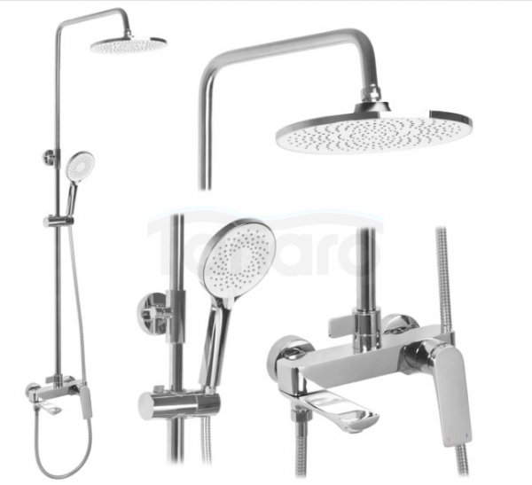 REA - Zestaw Prysznicowy AVALON chrom 