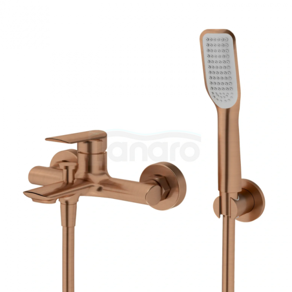 VEDO Bateria wannowa z zestawem natryskowym ALETTA ROSSO VBA5006/S/SM