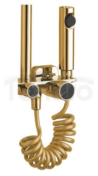 REA - Zestaw Natryskowy HELIX Gold / Złoty