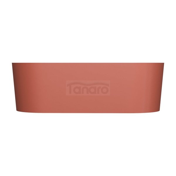 OMNIRES Komplet wanna 160cm z umywalką 55x36 kompozyt OVO M+ terracotta (TE)