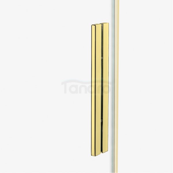 NEW TRENDY Kabina prysznicowa walk in Smart Light Gold, przesuwna, wspornik skośny 120x200 EXK-4297-WU