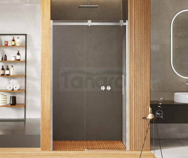 NEW TRENDY Drzwi prysznicowe przesuwne samodomykające SOFTI 110x200 EXK-3896