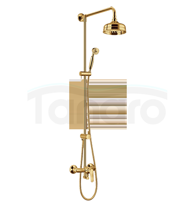 OMNIRES Zestaw prysznicowy złoty/gold AD5144GL ART DECO