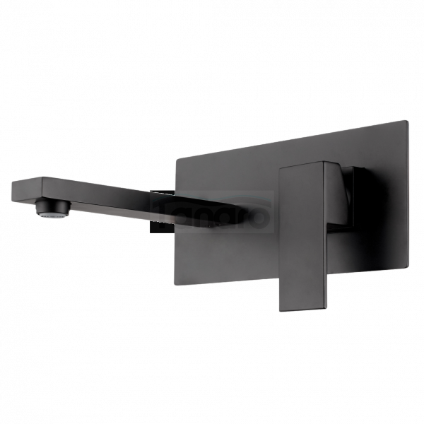 INVENA Umywalkowa bateria podtynkowa Paros czarna BP-09-U04-L