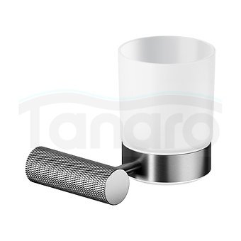 CERSANIT - Kubek ścienny czarny gun metal  S951-904