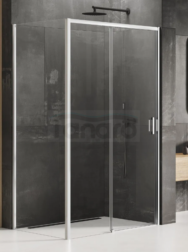 NEW TRENDY Kabina prysznicowa Prime 110x70, drzwi przesuwne, wejście od strony ściany  K-1200/K-1228
