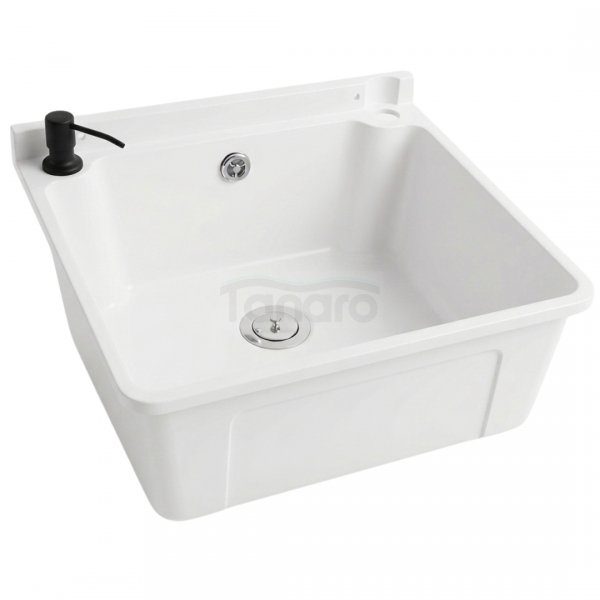 BW TECH ZLEW KOMORA GOSPODARCZA BIAŁA ZLEWOZMYWAK POLIPROPYLEN 51 cm