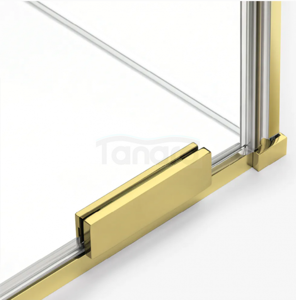 NEW TRENDY Drzwi wnękowe 100x200 Smart Light Gold, pojedyncze, reling EXK-6683
