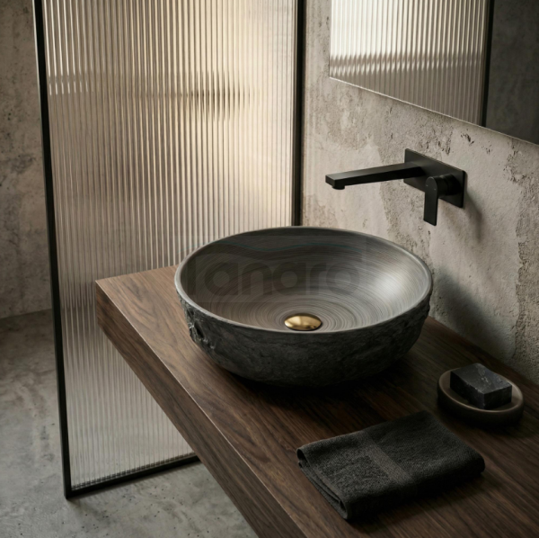 REA Umywalka nablatowa Babilon Silver