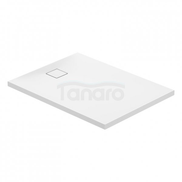 CERSANIT - Set C252 : brodzik prostokątny TAKO Slim 120x90x4,5 biały + syfon  S208-003
