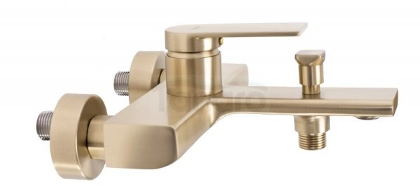 REA - Bateria wannowa VERSO Brush Gold / Złota Szczotkowana
