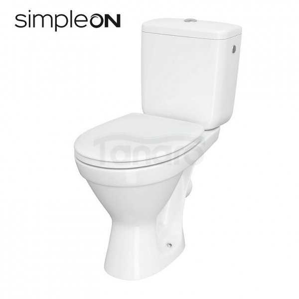 MITO - WC kompakt 698 CERSANIA II SIMPLEON 010 + deska duroplastowa wolnoopadająca z łatwym wypinaniem  K11-2339