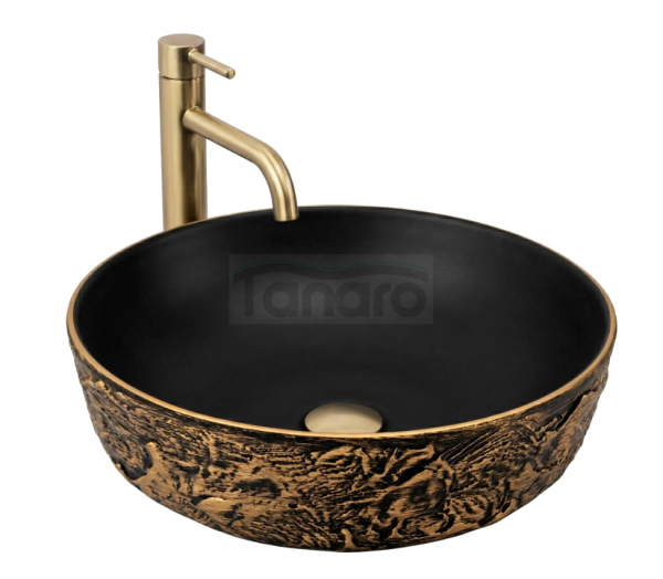 REA Umywalka nablatowa 42cm Babilon Gold 