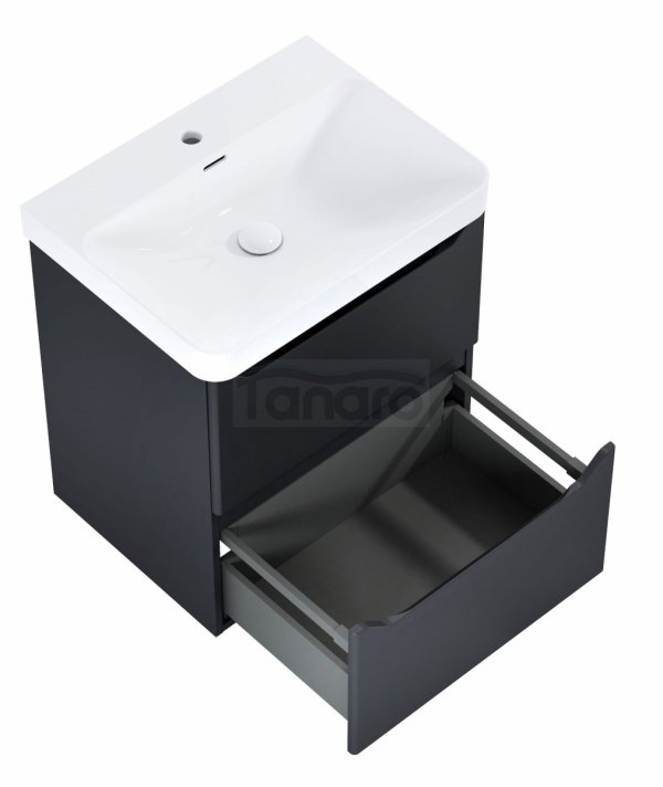 ELITA SZAFKA 58.5 x 63.5 x 44.2 HELO 60 2S BLACK MATT PDW RE010600207160 Nowość