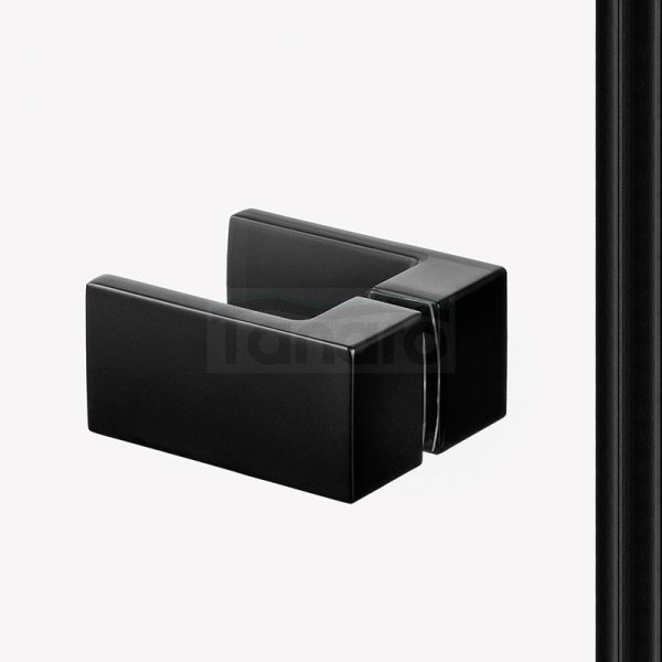NEW TRENDY Kabina prysznicowa drzwi pojedyncze uchylne REFLEXA BLACK 120x80x200 POLSKA PRODUKCJA 