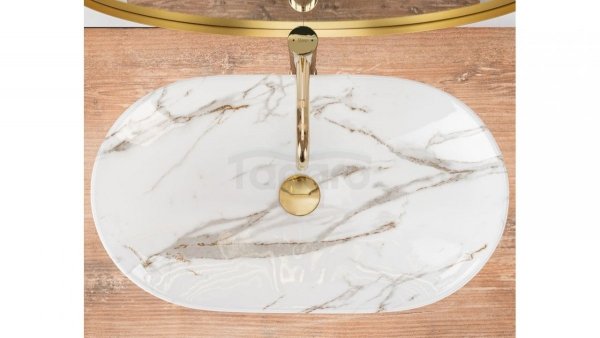 REA Umywalka ceramiczna nablatowa ROYAL LAVA