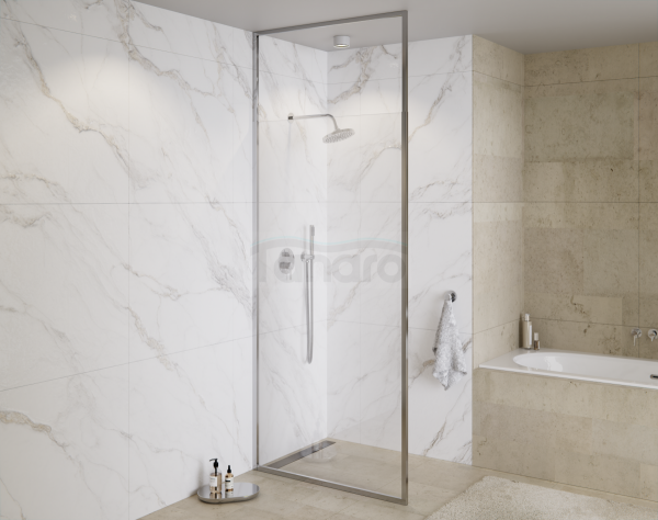 BESCO Ścianka walk-in Icon Chrom 100x200 z regulowanym profilem ICH-100-200C