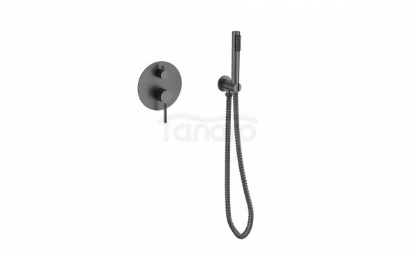 BESCO Bateria wannowo prysznicowa podtynkowa Veo gun metal BWP-P-GR