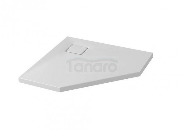 CERSANIT - Set B545: brodzik pięciokątny TAKO Slim 90x4 + syfon  S601-129