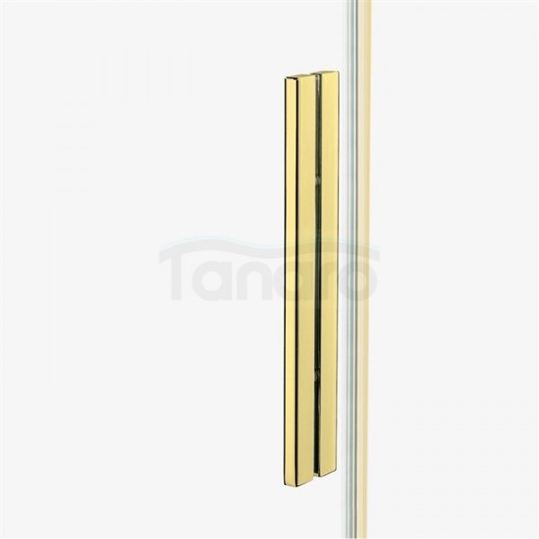 NEW TRENDY kabina prysznicowa narożna prostokątna Smart Light Gold złota 130x120 cm EXK-4247