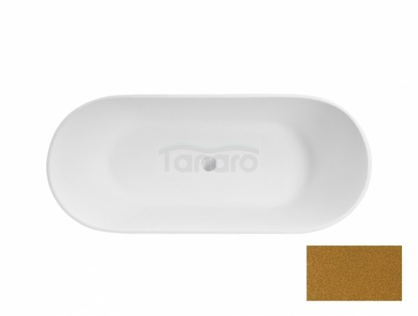 BESCO Wanna wolnostojąca Moya Glam 170x70 srebrny #WMD-170-MS