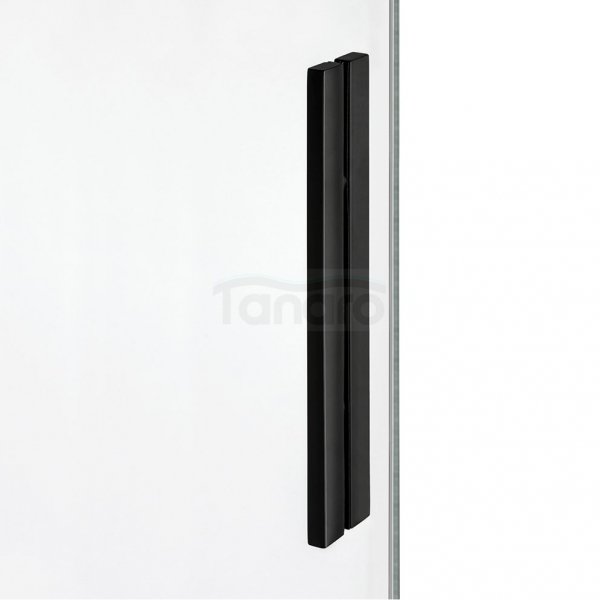NEW TRENDY Drzwi prysznicowe przesuwne SOFTI BLACK 160x200 samodomykające EXK-3956