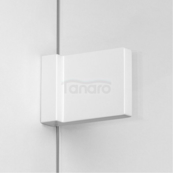 NEW TRENDY Drzwi prysznicowe wnękowe AVEXA WHITE 140x200 EXK-2699/2700