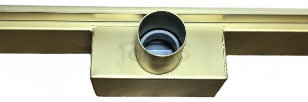 AQUALine - Odpływ liniowy posadzkowy złoty/gold 2w1 pod płytkę 120cm L04GL
