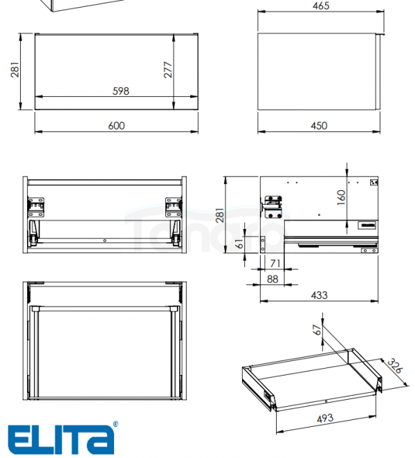 ELITA KOMODA LOOK 60 1S ORZECH LINCOLN PDW 168688