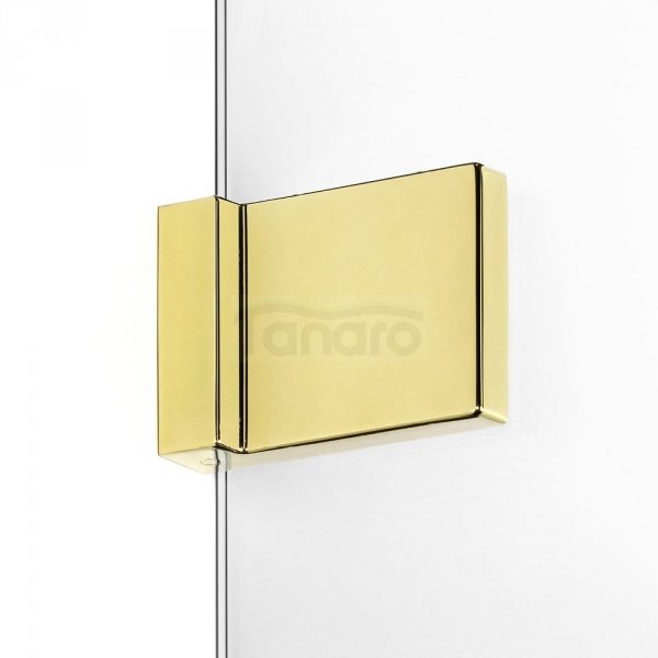 NEW TRENDY Kabina prysznicowa podwójne drzwi uchylne AVEXA GOLD SHINE Linia Platinium 90x120x200 EXK-1699