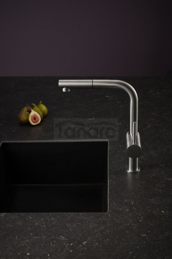 ARMATURA KRAKÓW KFA DUERO EDGE INOX bateria kuchenna z wyciąganą wylewką 6623-510-22