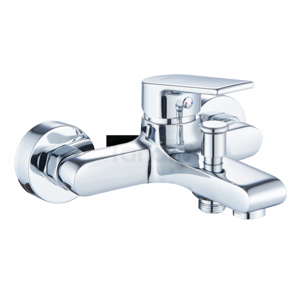 INVENA - Bateria wannowa ścienna KALON chrom BW-42-001-X