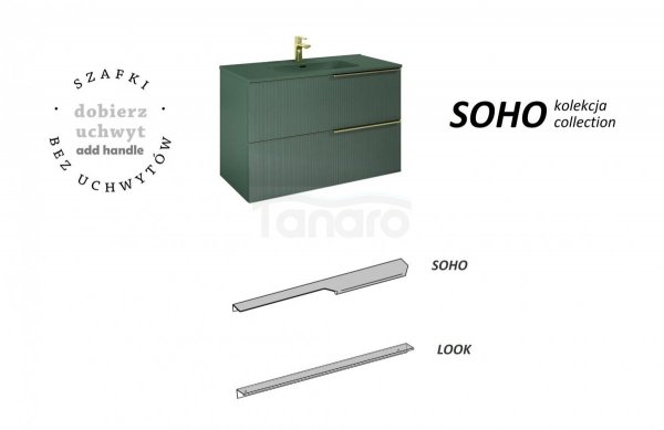 ELITA SZAFKA SOHO 100 2S FOREST GREEN MATT PDW 169085/RE011004047010