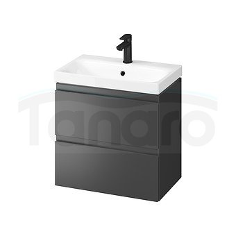 CERSANIT - Set B887 MODUO 60 antracytowy (szafka + umywalka)  S801-477