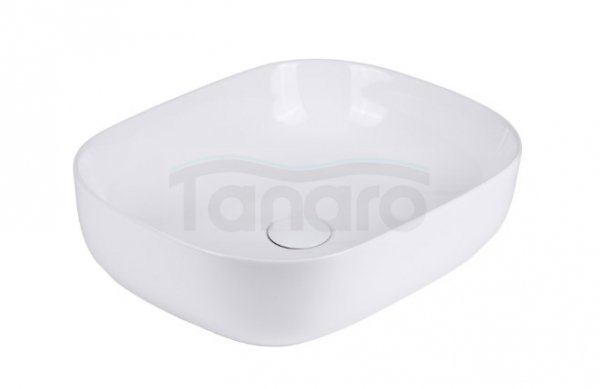 AQUAFORM - umywalka nablatowa ASTURIA prostokątna 49x39,5 cm, kolor biały AQ.448-0231149