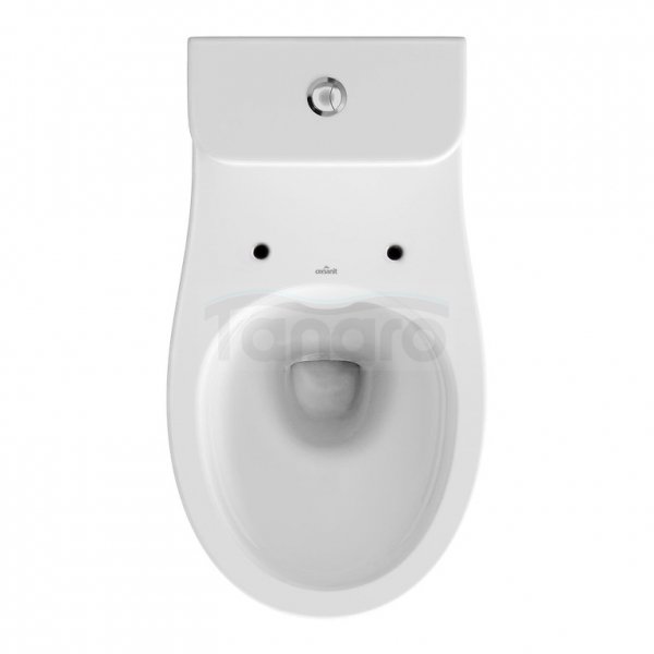 CERSANIT - Zestaw 579 - WC Kompakt bezkołnierzowy ETIUDA NEW CleonOn przeznaczony dla osób starszych i z ograniczoną sprawnością ruchową oraz niepełnosprawnych, bez deski  K11-0221