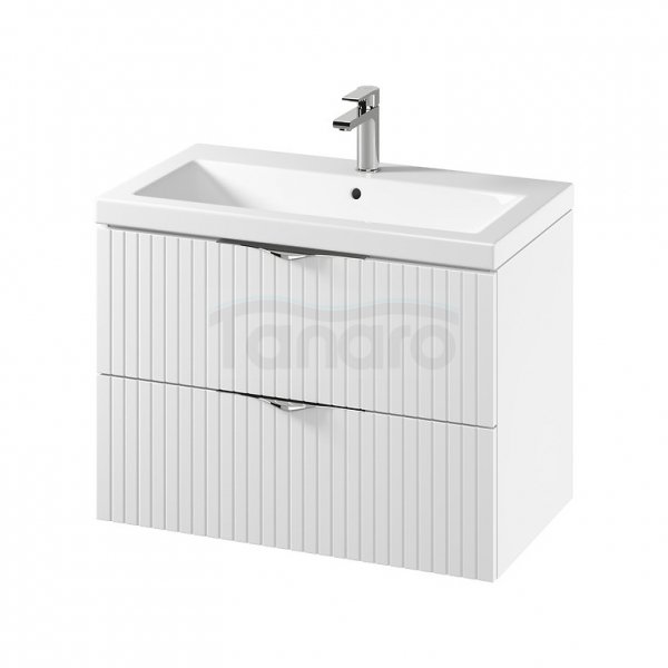 CERSANIT ZESTAW SET C143 TIRSO 80 BIAŁY MATOWY (SZAFKA + UMYWALKA) S801-547