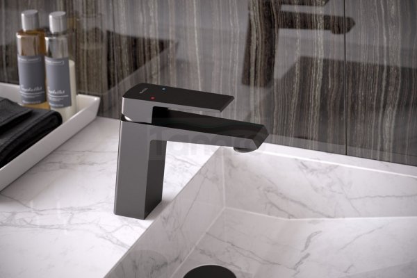 VEDO - bateria SETTE NERO umywalkowa  VBS7001CZ
