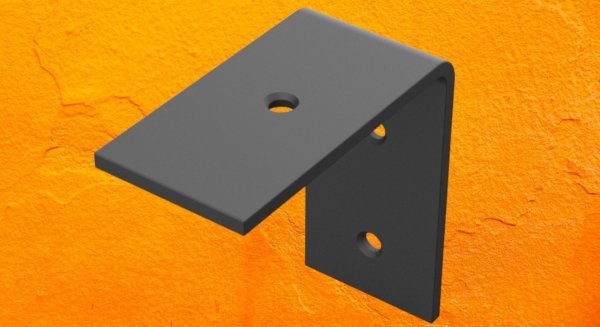 Wspornik Półki loft pod Półkę 10 cm Wieszak Uchwyt 50MM