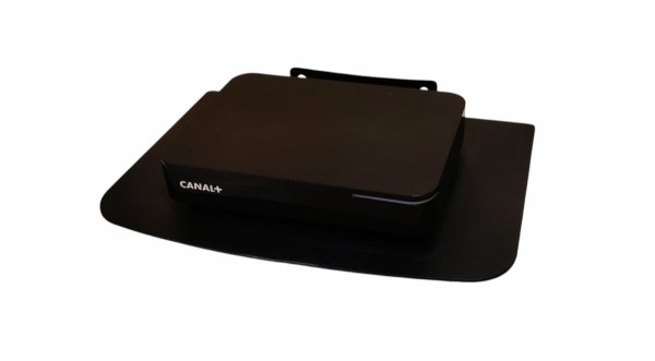 Półka metalowa 27x18,5 cm ścienna uchwyt na pod dekoder RTV ROUTER WIFI SWITCH TUNER
