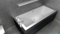 Riho Lugo wanna prostokątna 190x90cm nóżki+syfon B136001005/207095/208865