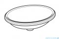 Geberit VariForm Umywalka owalna bez przelewu 56x46cm KeraTect 500.754.00.2