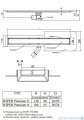 Wiper Odpływ liniowy Premium Tivano 90cm z kołnierzem poler T900PPS100