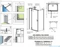 Radaway Essenza Gold Kdj+S kabina 70x90x70cm lewa złoty połysk szkło przejrzyste 1384048-01-01/1385020-09-01L/1384048-01-01