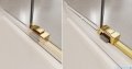 Radaway Idea Gold DWJ drzwi wnękowe 130cm lewe złoty połysk/szkło przejrzyste 387017-09-01L