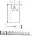 Radaway Kyntos F brodzik 120x70cm antracyt HKF12070-64