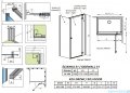 Radaway Essenza 8 Kdj kabina 100x120cm prawa szkło przejrzyste 10480612-01-01R/10470337-01-01R/10113120-01-01